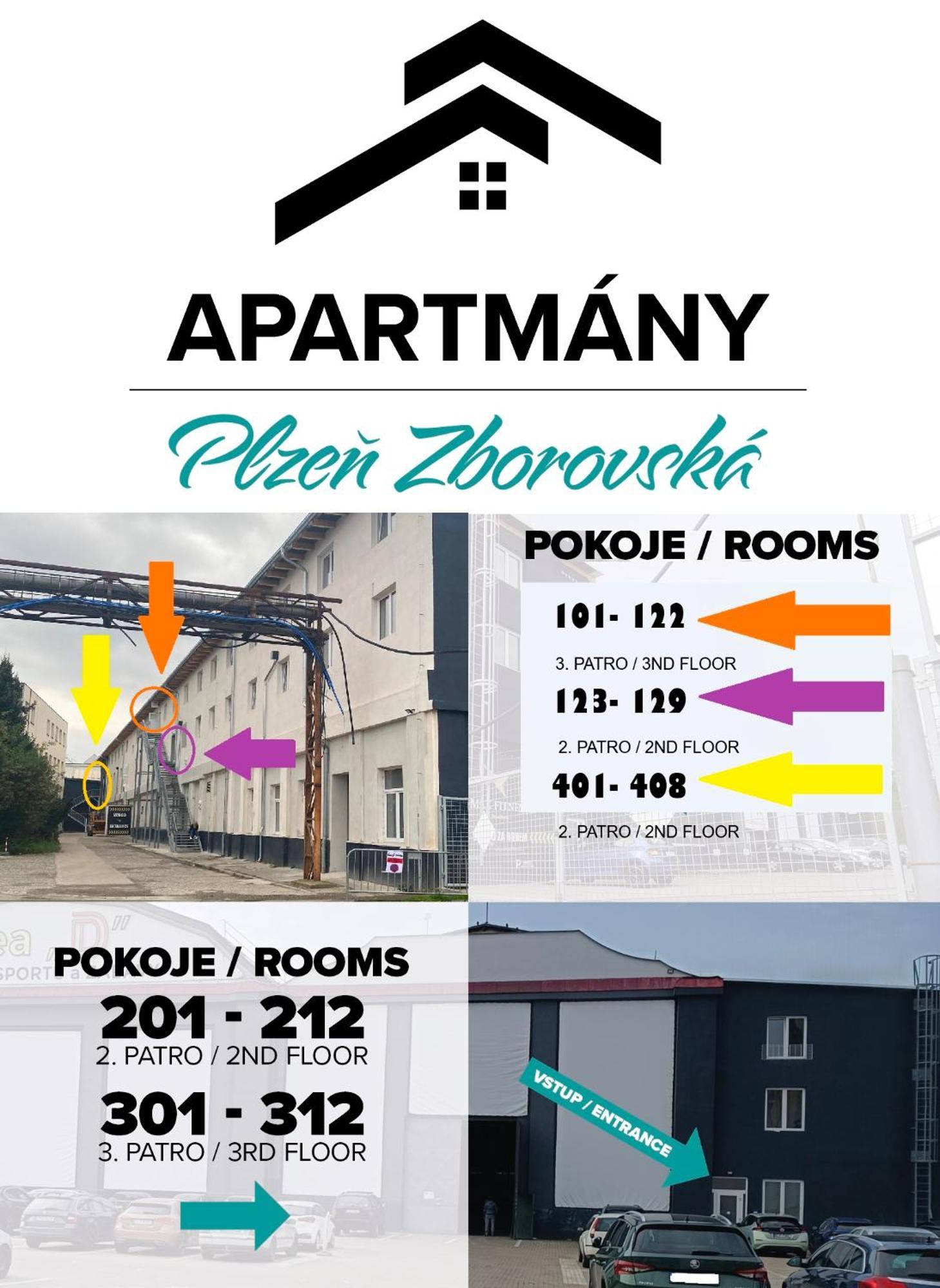 Apartmany Plzen Zborovska 22 A Exterior foto